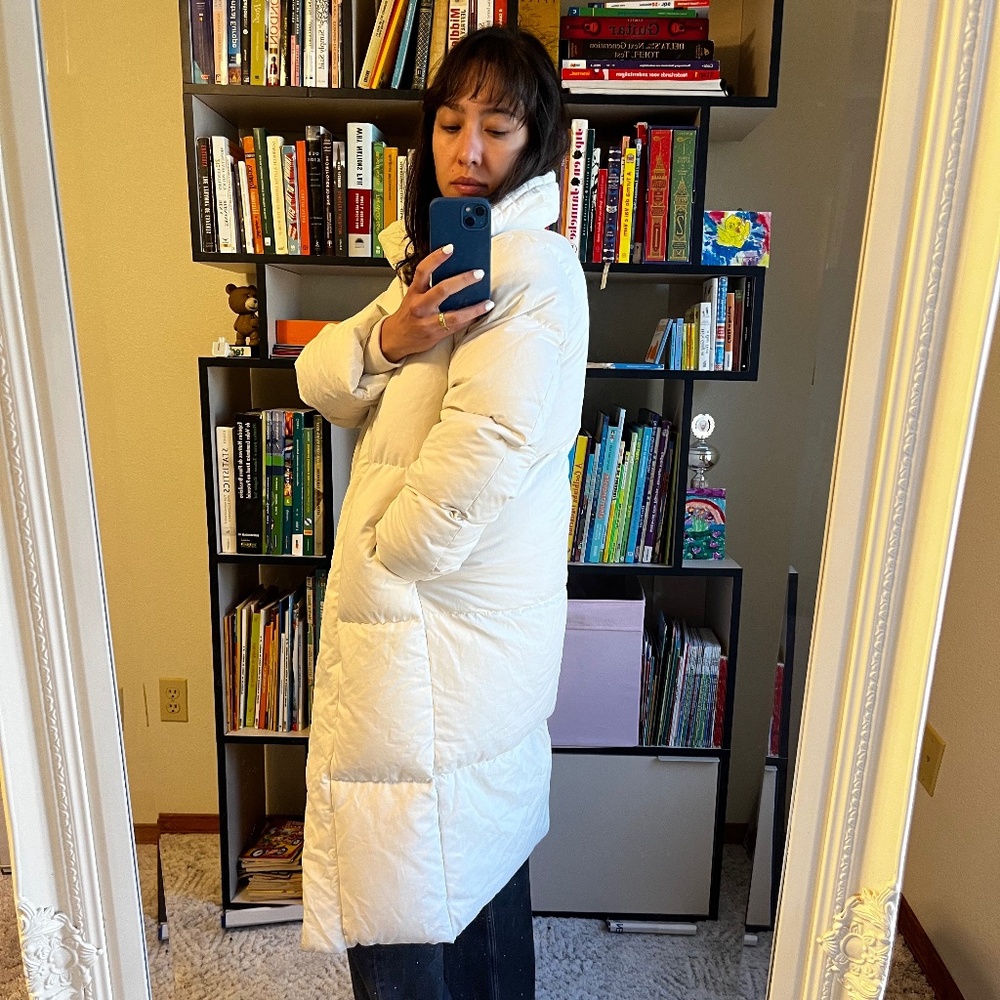 Banana Republic Water-Repellent Long Puffer Coat